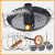 Cadeaubox BBQ Grill meat box 6 delig kip wok/birdsitter bbq worstenhouder, flexibele spiezen, aardappel kernthermometers thermometer worstenhouder drumstickrack kippenvleugelhouder