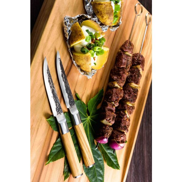 Olive Forged 4-delige steak messenset