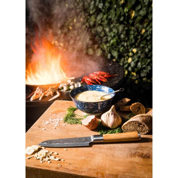 Santoku Mes Olijf 18 cm 