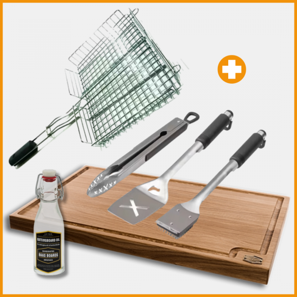 BBQ-Geschenkpaket: Draussenkochen-Set
